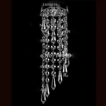 현대 미니 LED 크리스탈 램프, 고품질 K9 샹들리에 조명, 거실 복도, Dia8.5 * H27cm, 신제품