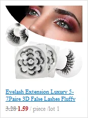 3D Mink Lashes Natural Magnetic Fast Drying Lasting Liquid Eyeliner Magnetic False Eyelash Natural Hair Clip D300729