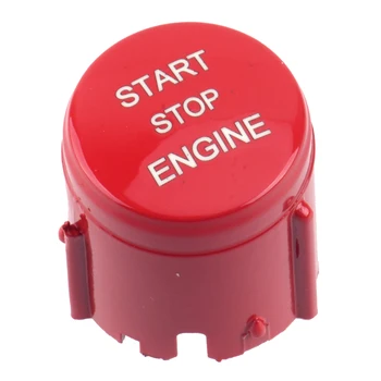 

ABS Red Start Stop Engine Switch Cover Cap Car Fit for Land Rover Range Rover Sport Discovery 2010 2011 2012 2013