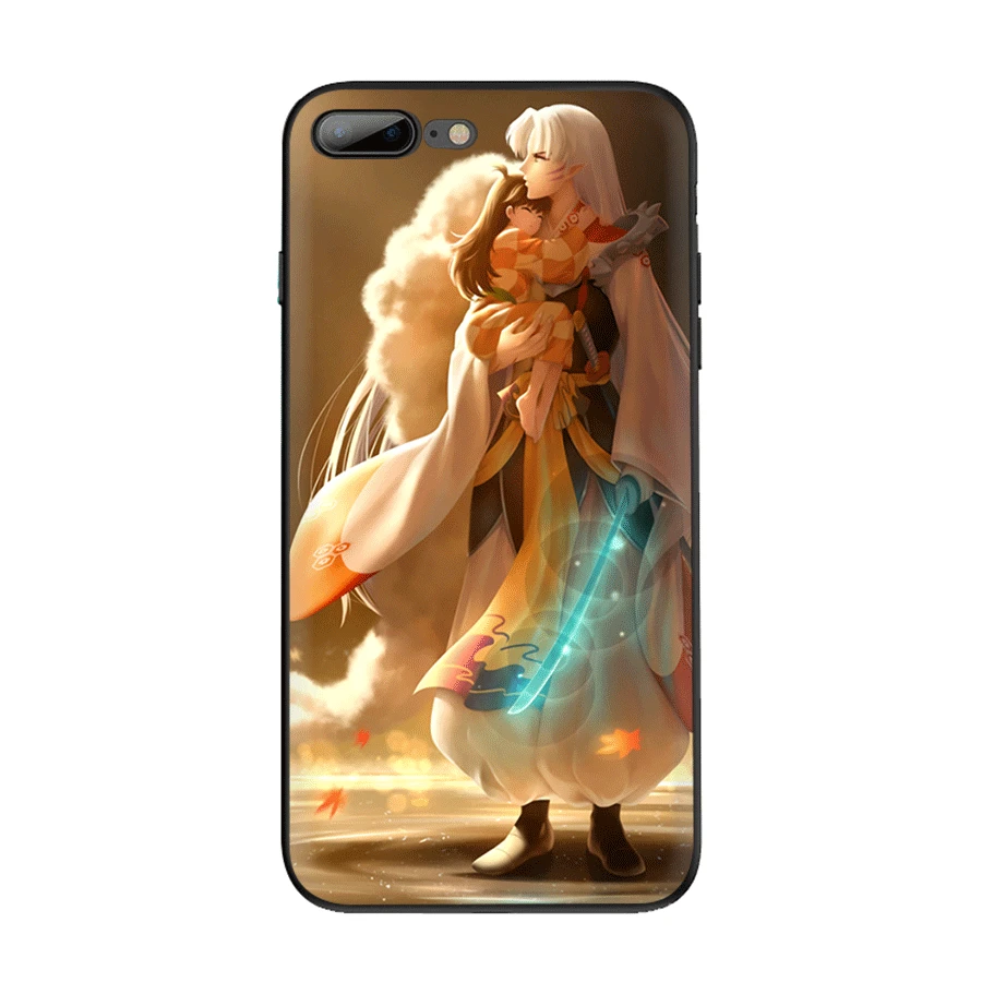 Чехол для мобильного телефона iPhone 5 5S SE 6 6s 7 8 Plus iPhone 11 Pro X XR XS Max XR Защита Крышки Инуяша сесшомару - Цвет: B3