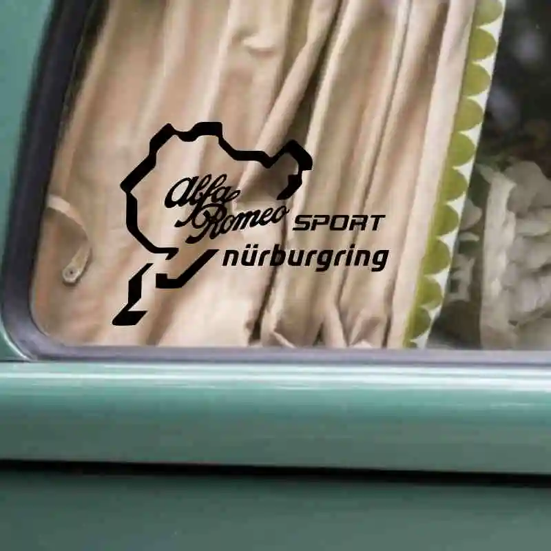 15 см Nurburgring Спорт Гонки окна дверь кузов ПВХ наклейка Стайлинг автомобиля для Alfa