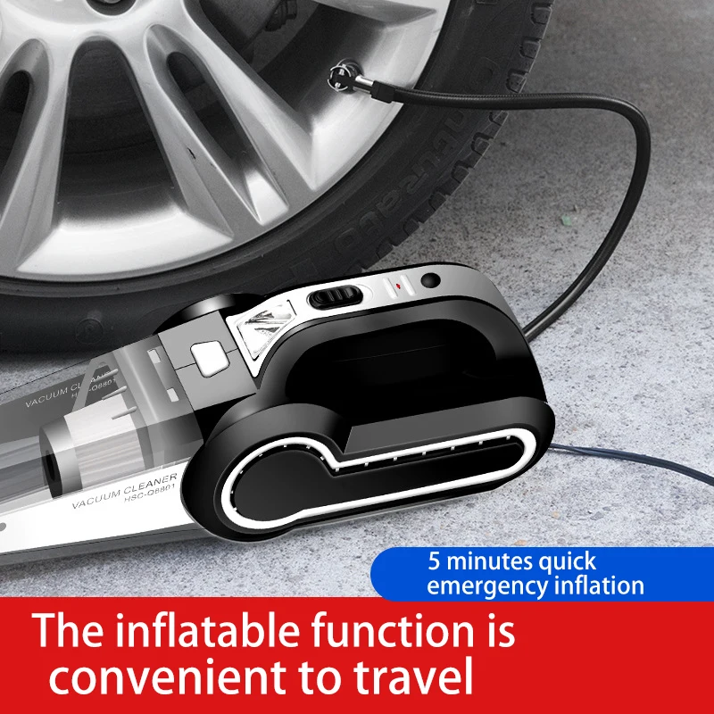 US $35.67 120W 4 In 1 Multi Function Portable Car Handheld Vacuum Cleaner Pointer Display Dual Use Car Auto Inflatable Pump Air Compre