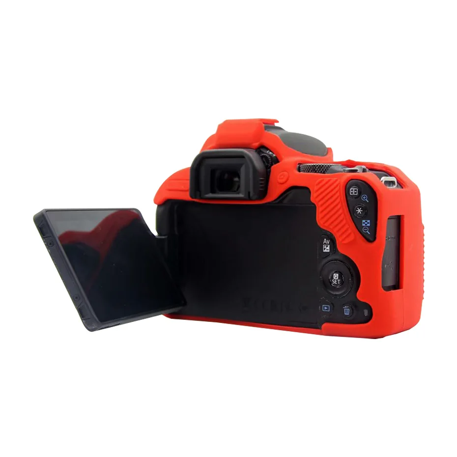 Сумки для камеры Canon eos Rebel SL 2 200D мягкий силиконовый резиновый чехол Защитные чехлы для корпуса для Canon eos Kiss X9 аксессуары для камеры