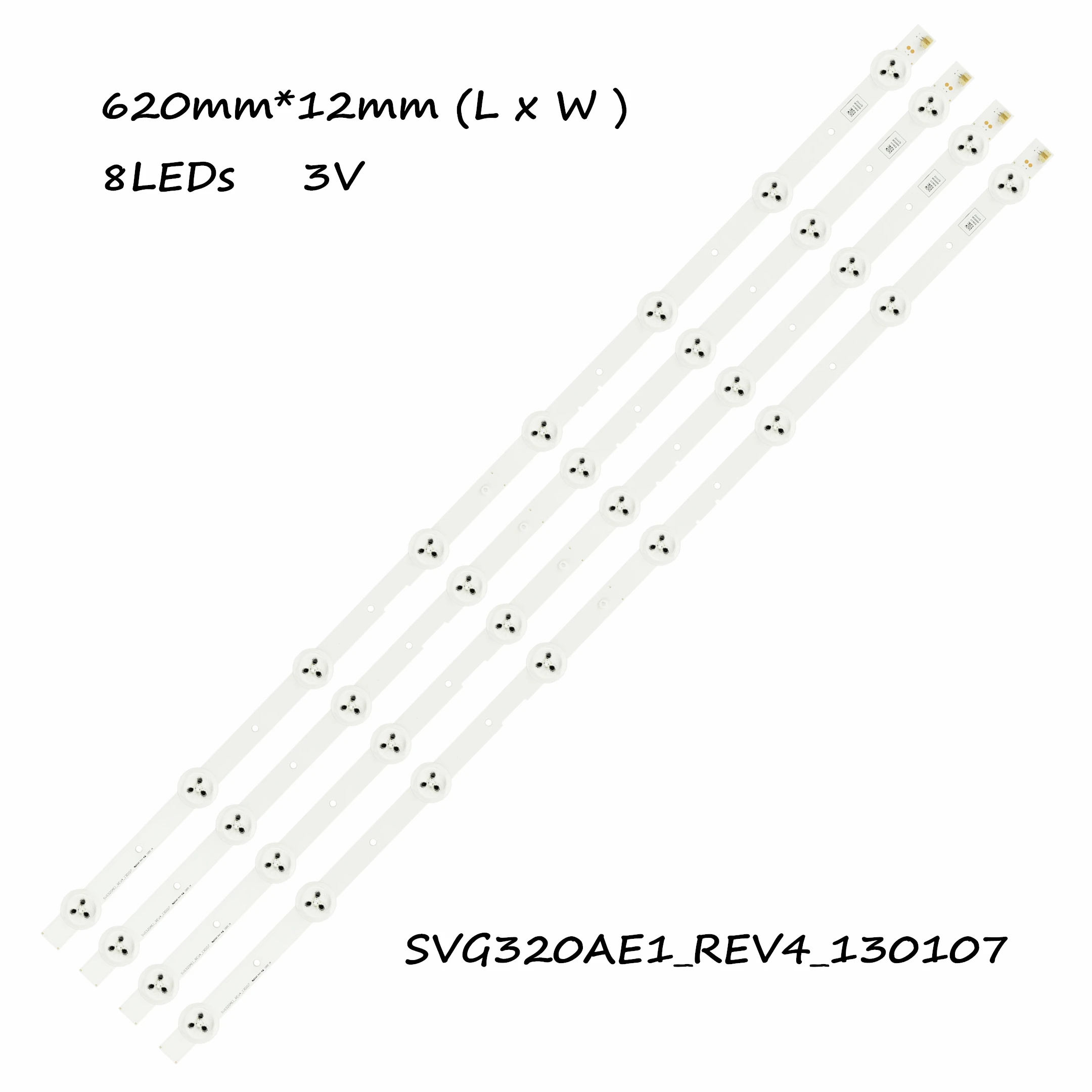 LED backlight Strip 8leds for SONY SVG320AE1_REV4_130107 KDL-32R400A KDL-32R423A KLV-32R421A KLV-32R426A screen S320DB3-1 B18 led strips for car