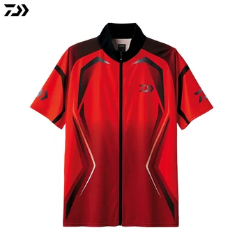 

Daiwa Clothing Fishing T Shirt Summer Quick Drying Breathable Anti UV Sun Protection Fishing Clothes Short Sleeve Fishing Shirts