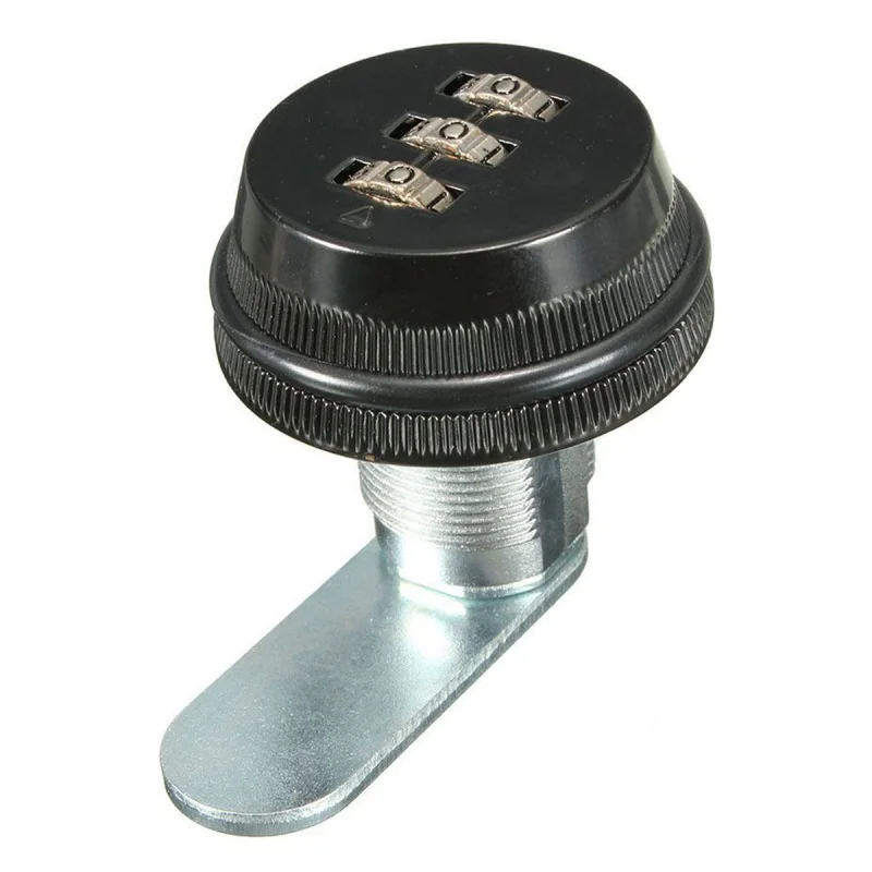 

Alloy Code Combination Cam lock Keyless Post Mail Box Cabinet RV 3 Dial