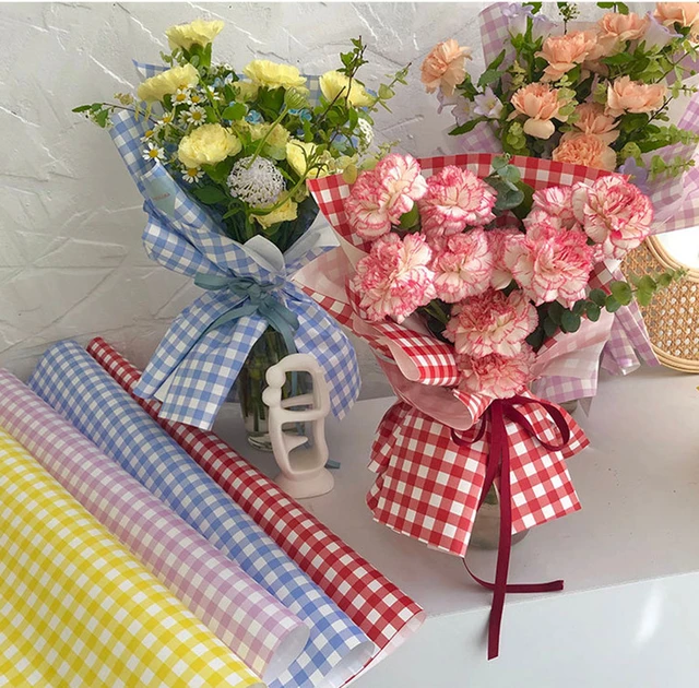 Flowers Wrapping Paper Materials Waterproof  Wrap Paper Around Flowers -  10pcs - Aliexpress