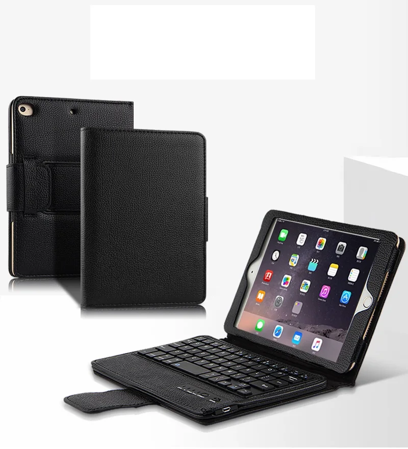 New Removable Coque for iPad mini 5 2019 Case with Keyboard Bluetooth PU Leather Cover for iPad mini 5 Stand Keyboard Case 7.9'' (7)