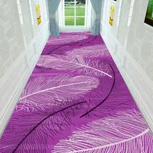 Креативные 3D Перьевые коврики для прихожей, Длинные гостиничные коридоры, коврики для гостиной, спальни, свадебные коврики, кухонные домашние коврики