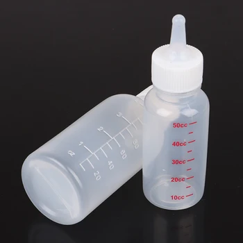 

Practical Pet Nurser Nursing Feeding Silicone Bottle Kits With Nipples Milk Water Feeding For Kittens Puppy Hamste