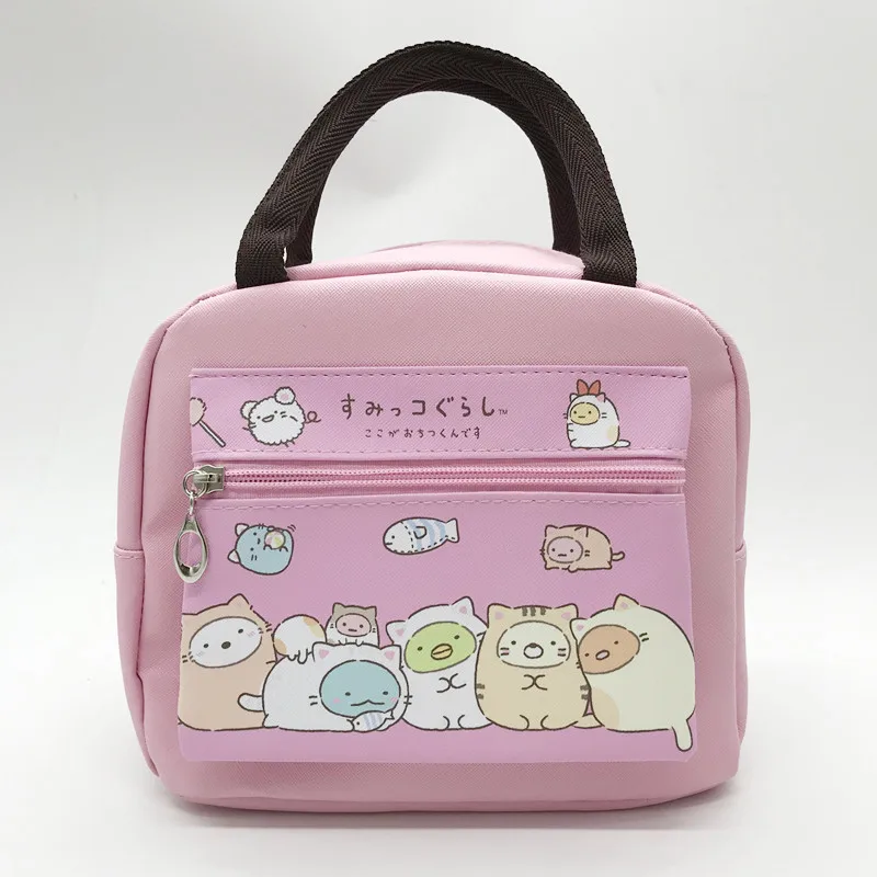 Мультяшный Sumikko Gurashi маленькая игрушка кавайная изолированная сумка для обеда
