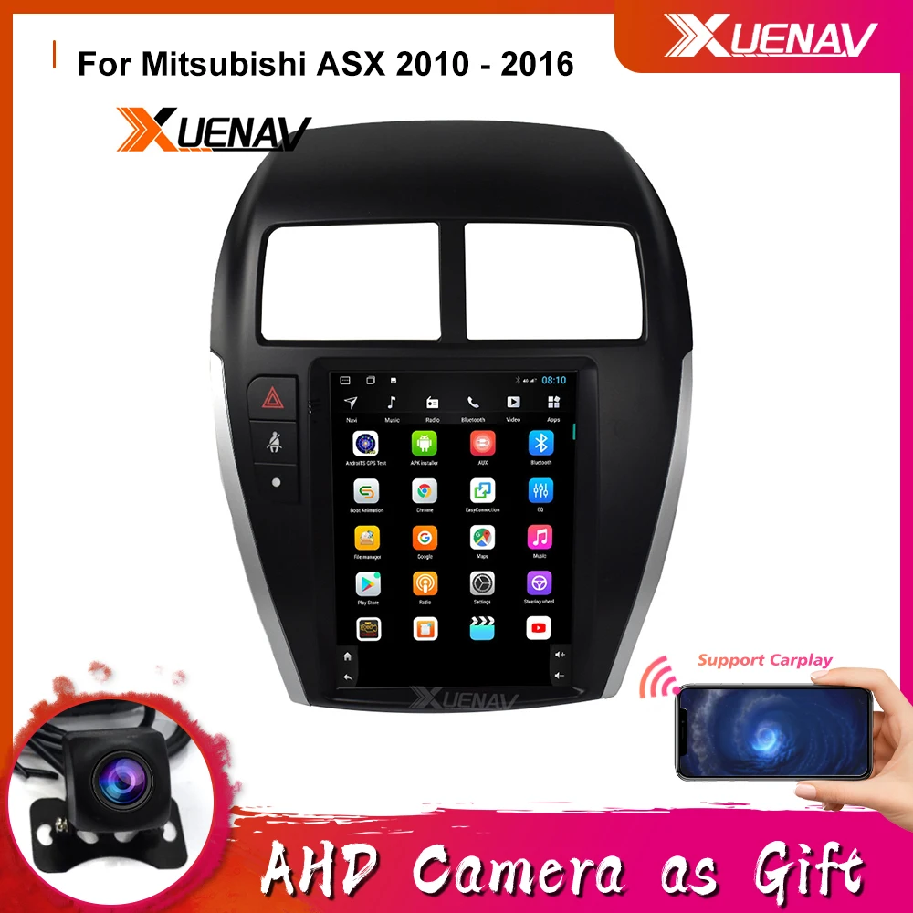 

Tesla Style Big Screen For Mitsubishi ASX 2010 - 2016 Car Radio Player Android Video GPS Multimedia Navigation Carplay