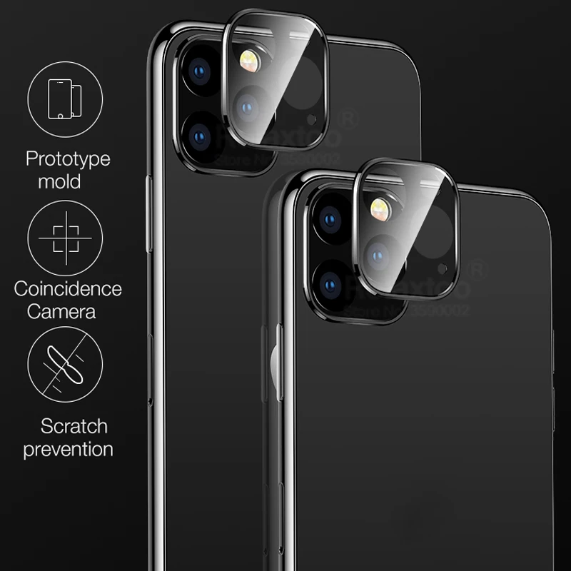 Защитное стекло для iPhone 11 Pro X XS Max кольцо для объектива камеры Защита экрана для Apple iPhone11 Pro Max Алюминиевый Чехол