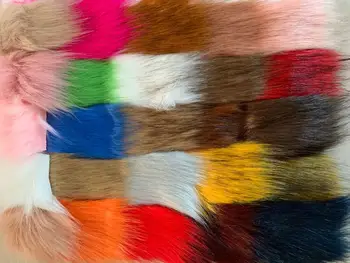 

Artificial fox fur thick faux fur fabric width180cm sell by meter