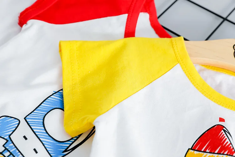 Baby Boys Clothing Sets Cute Summer Rocket T-Shirt Toddler Clothes Suit for Kids Outfits Denim Shorts Outfit Infant Boy Clothes (14)