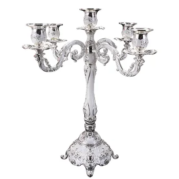 

European Metal Candle Holders Wedding Party Table Candlestick Stand Home Kitchen Table Candle Stand Holders