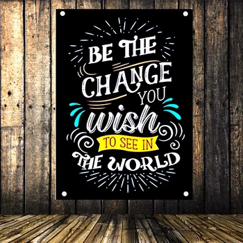 

Classroom Poster Flag Banner Decorations Motivational Kindness and Inspirational Themes Wall Fanging Quotes Canvas Print Art F1