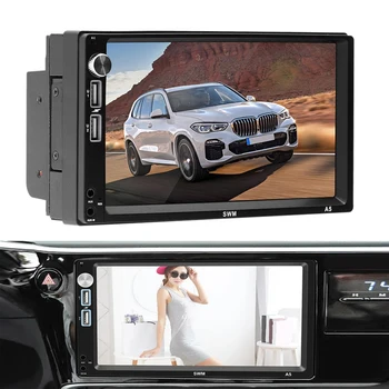 

7 Inch Android 8.1 Car Player 2Din MP5 GPS Stereo Receiver Driving Recorder Navigator Fm Radio Wifi Bluetooth 4.0 Head Unit A5,W