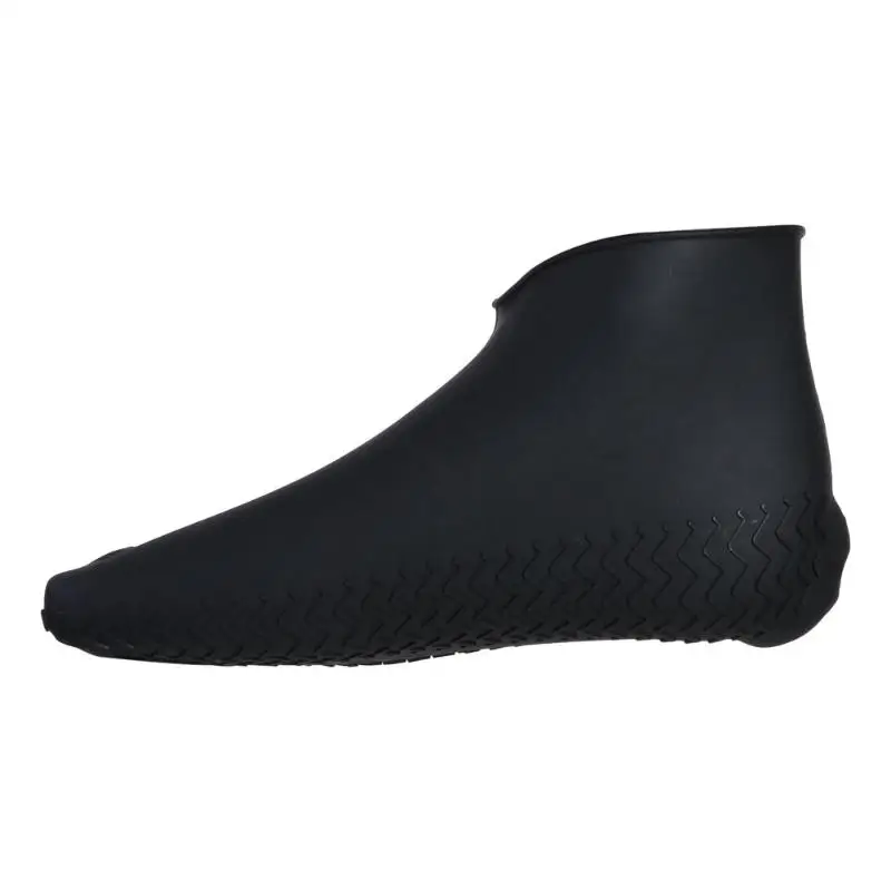 Водонепроницаемая обувь Крышка силиконовая Нескользящая Для мужчин непромокаемые сапоги протекторы - Цвет: Blue S