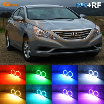 

Excellent RF remote Bluetooth APP Multi-Color Ultra bright RGB LED Angel Eyes kit For Hyundai Sonata i45 YF 2011 2012 2013 2014