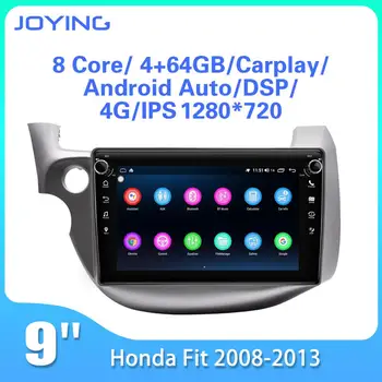 

JOYING 9" head unit car radio GPS 2GB+32GB support mirror link/4GB+64GB support Android auto/Carplay for Honda Fit 2008-2013 BT