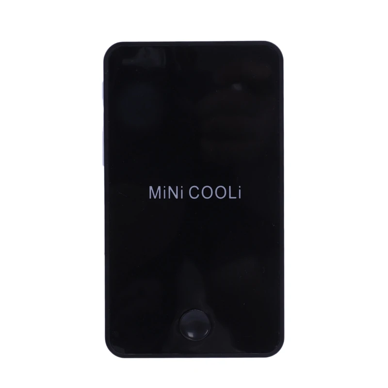New Upgrade Mini Portable Hand Held Desk Air Conditioner Humidification Cooler Cooling Fan#Black
