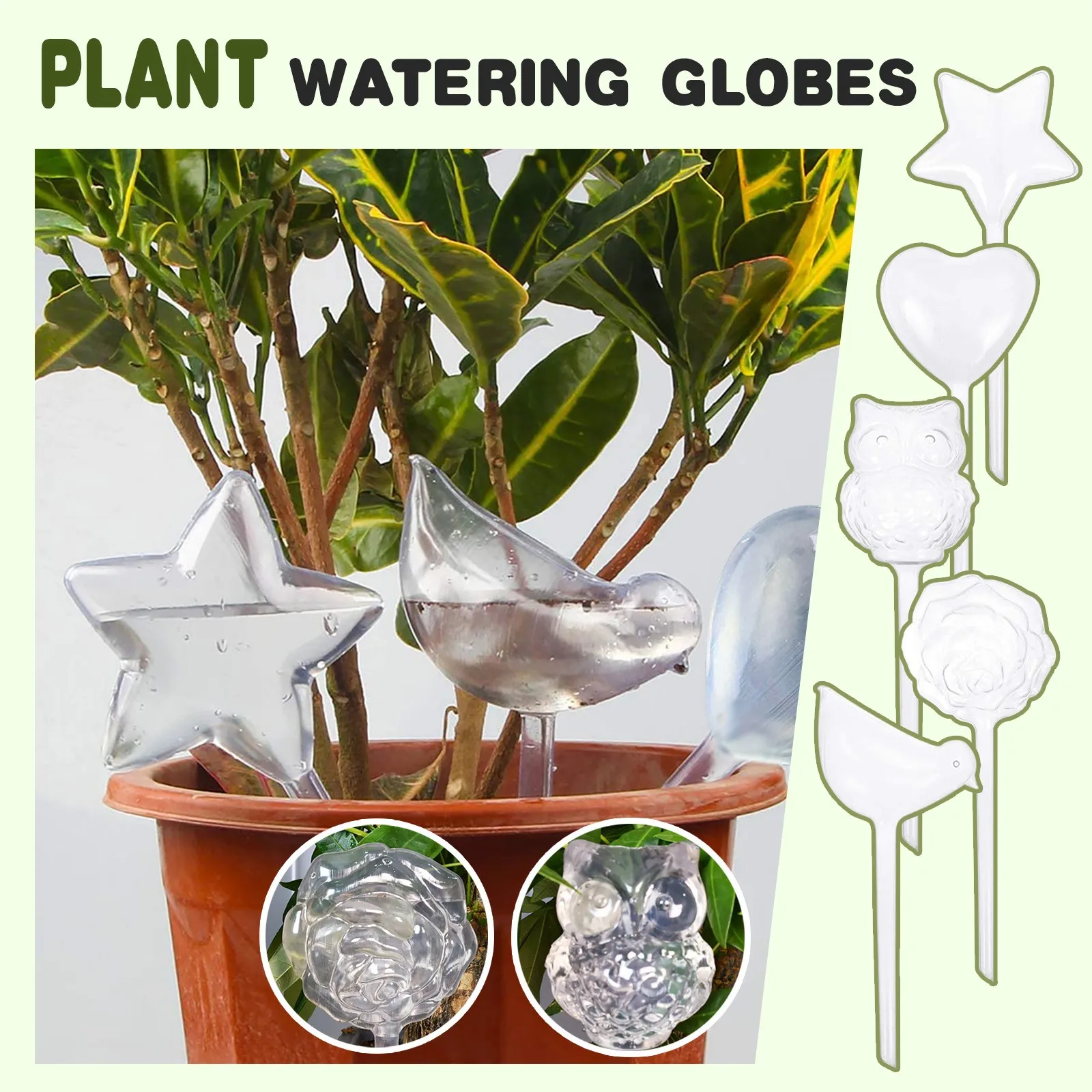 

Auto Drip Irrigation System Automatic Watering Spike Plants Flower Indoor Household Waterers Bottle Drip Irrigation