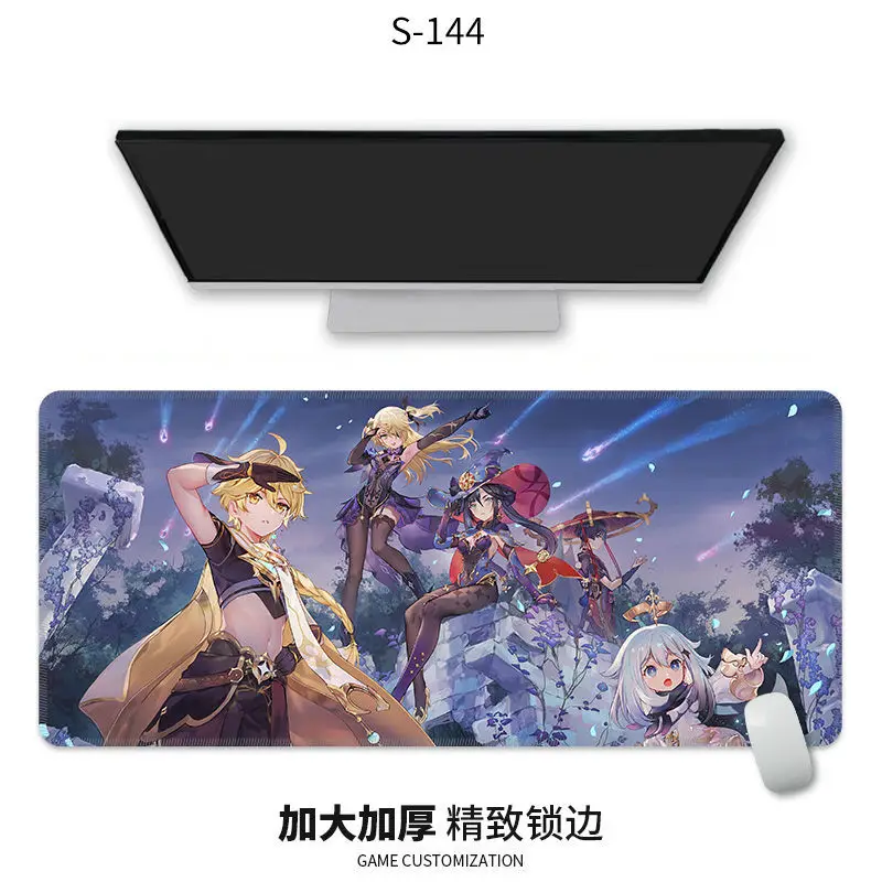 genshin impact pc gamer desk mat ACG Sexy cute girl mouse pad large anime EDC Maniac Suitable for teclado gamer Keyboard pad 90x40x3cm hd otaku anime girls beautiful legs cute mouse pad large genshin impact kawaii desk mats home decor desk cushion