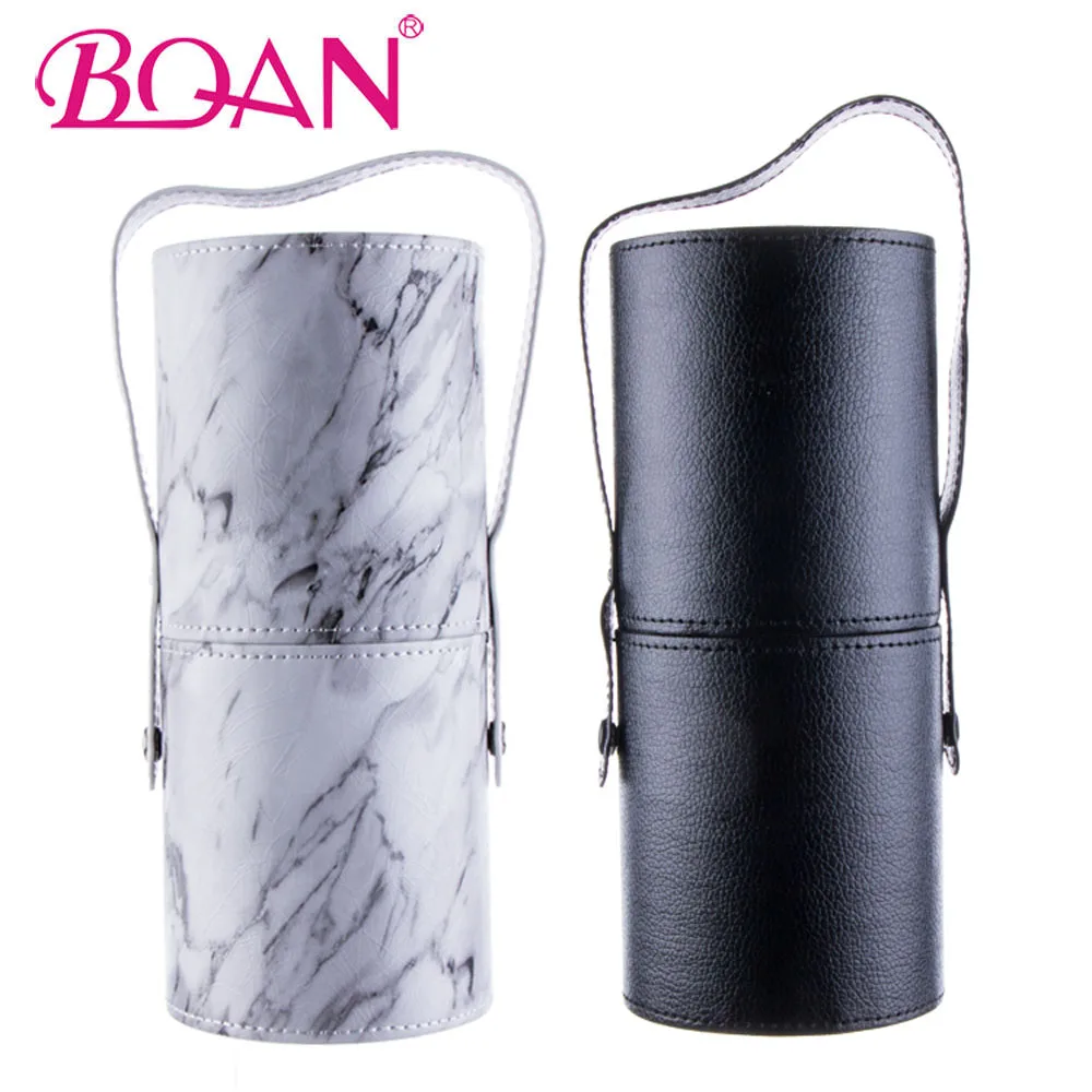 

Makeup Brushes Storage Box Pen Round Holder Nail Art Brushes Portable Organizer Cosmetic Nail Art Tool Makeup Tool Pu U Leather
