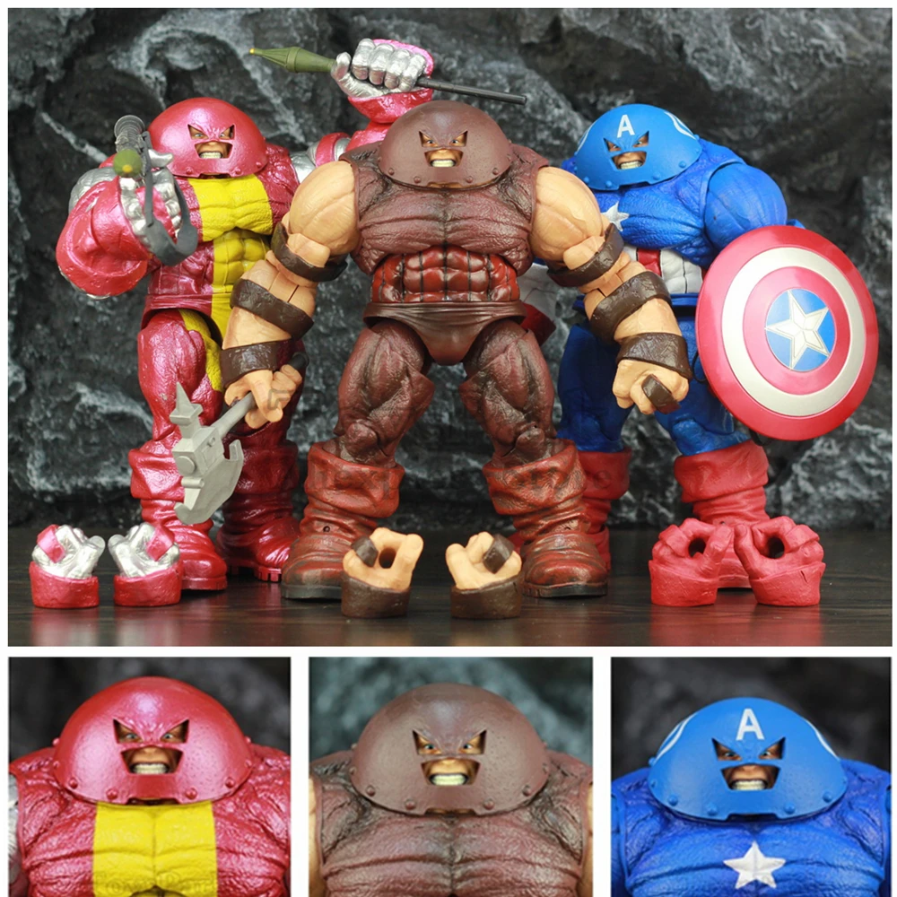 Marvel Diamond Select DST X-Men Colossus Iron Juggernaut 9/" Action Figure Custom