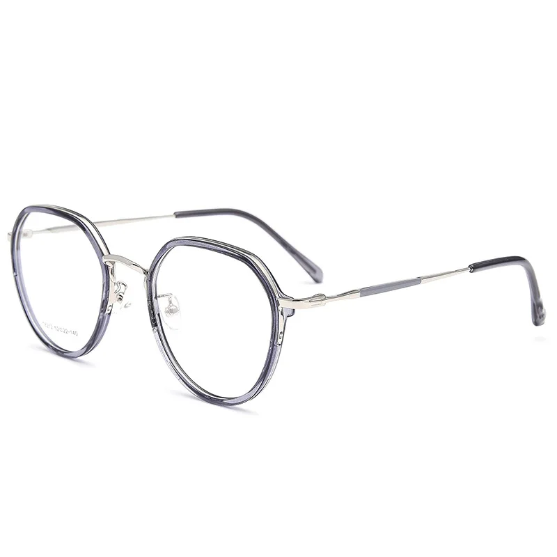 Irregular Glasses Frame Men Women Retro Round Clear Lens Eyeglasses Optical Myopia Prescription Frames Spectacles Eyewear Oculos - Цвет оправы: C6