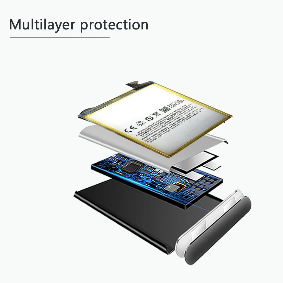 Аккумулятор мобильного телефона для Meizu M3 M3S M3S mini сменный аккумулятор BT68 2800 мАч