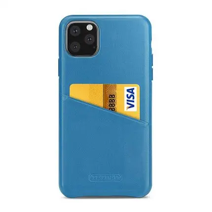Роскошный чехол из натуральной кожи для iPhone 11 Pro Max, Ультратонкий защитный чехол для iPhone 11/11Pro, чехлы со слотом для карт - Цвет: 12