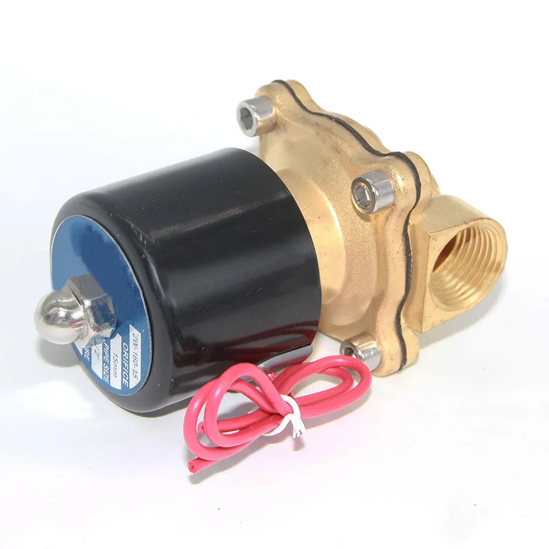 

1/2 Inch 24V 110V-120V AC Brass Electric Solenoid Valve NPT Gas Water Air