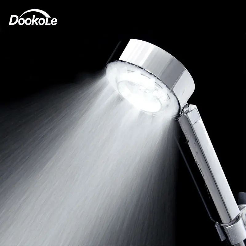 

High Pressure Handheld Shower Head with Powerful Shower Spray Multi-functions Bathroom Accessories ABS Plastic Chrome