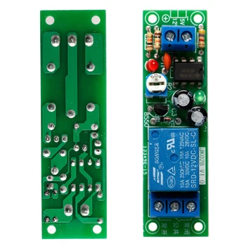 

Timer Switch JK02B 0-60 Seconds DC Adjustable Delay 12V Input Relay Module WXTC