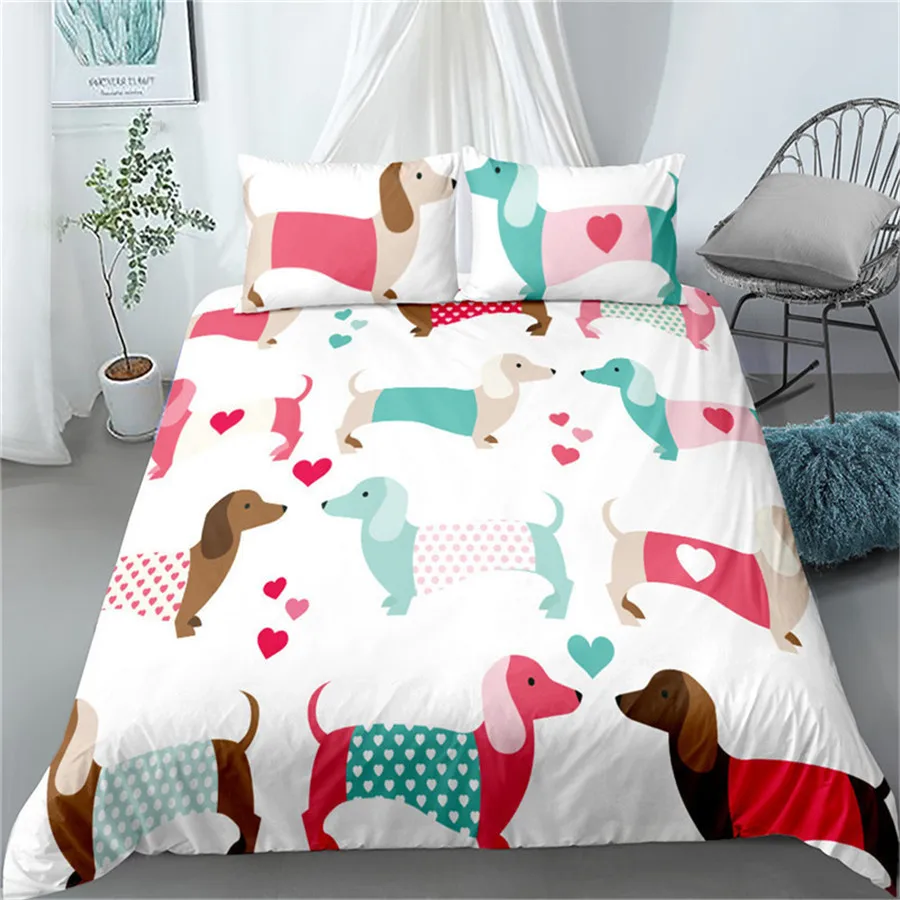 

3D Printed Watercolor Splash Ink Style Bedding Set Atistic Duvet Cover Funny Bed Set Bedroom White Bed Set Bedroom Comforter Set