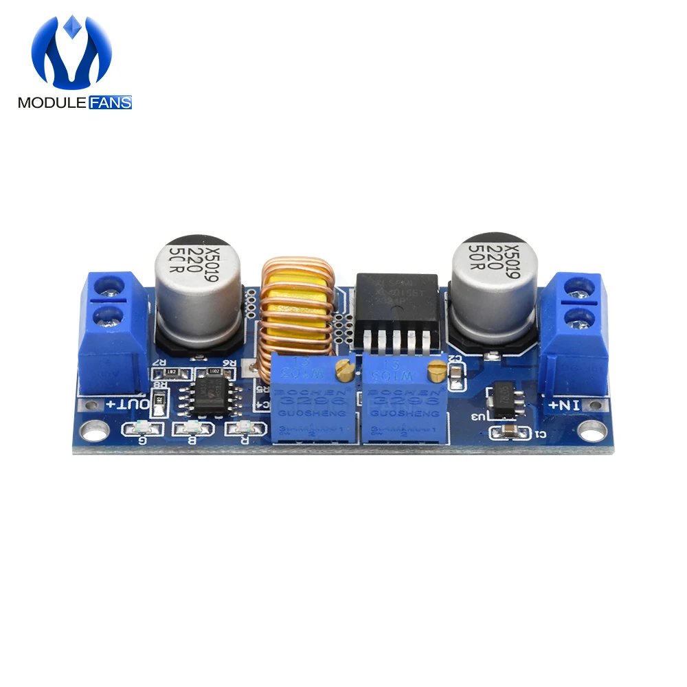 Convertisseur DC-DC XL4015 - Lot De 5 Cartes | 5A 75W Réglable | Pour Alimentation LED Et Électronique