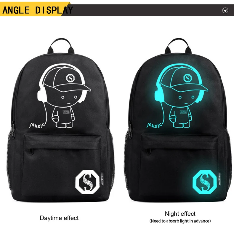 Водонепроницаемый Школьный рюкзак, студенческий, светящийся, с USB зарядкой, Противоугонный, для подростков, девочек и мальчиков, для 11, 12, 13, 14, 15, 15,6, 17,3, сумка для ноутбука