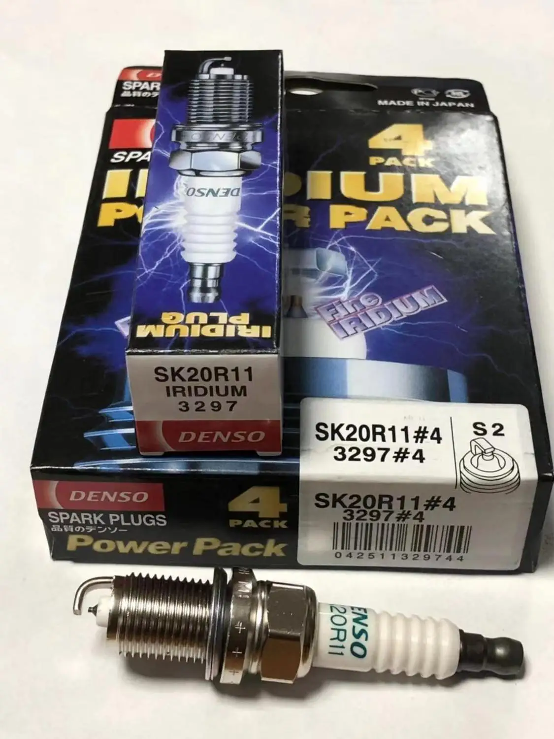 

4-10pcs Iridium platinum spark plug SK20R11 3297