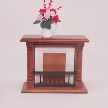 Maison de poupée Miniature 3D, meubles en bois, modèle de cheminée, jouet pour enfants, accessoire de mobilier, 1:12