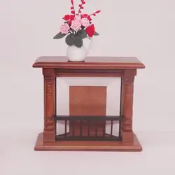 Maison de poupée Miniature 3D, meubles en bois, modèle de cheminée, jouet pour enfants, accessoire de mobilier, 1:12 