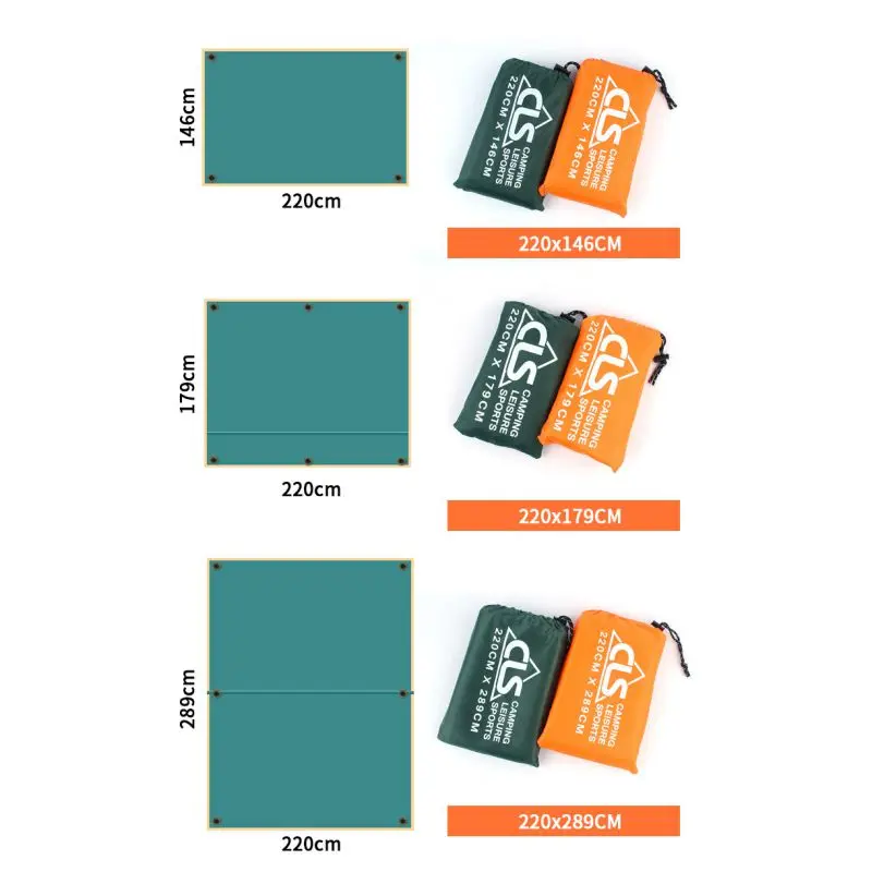 OB Waterproof Damp-proof Camping Mat Folding Portable Reusable Outdoor Tent Picnic Floor Pad Motorcycle Car Cover - Цвет: OB