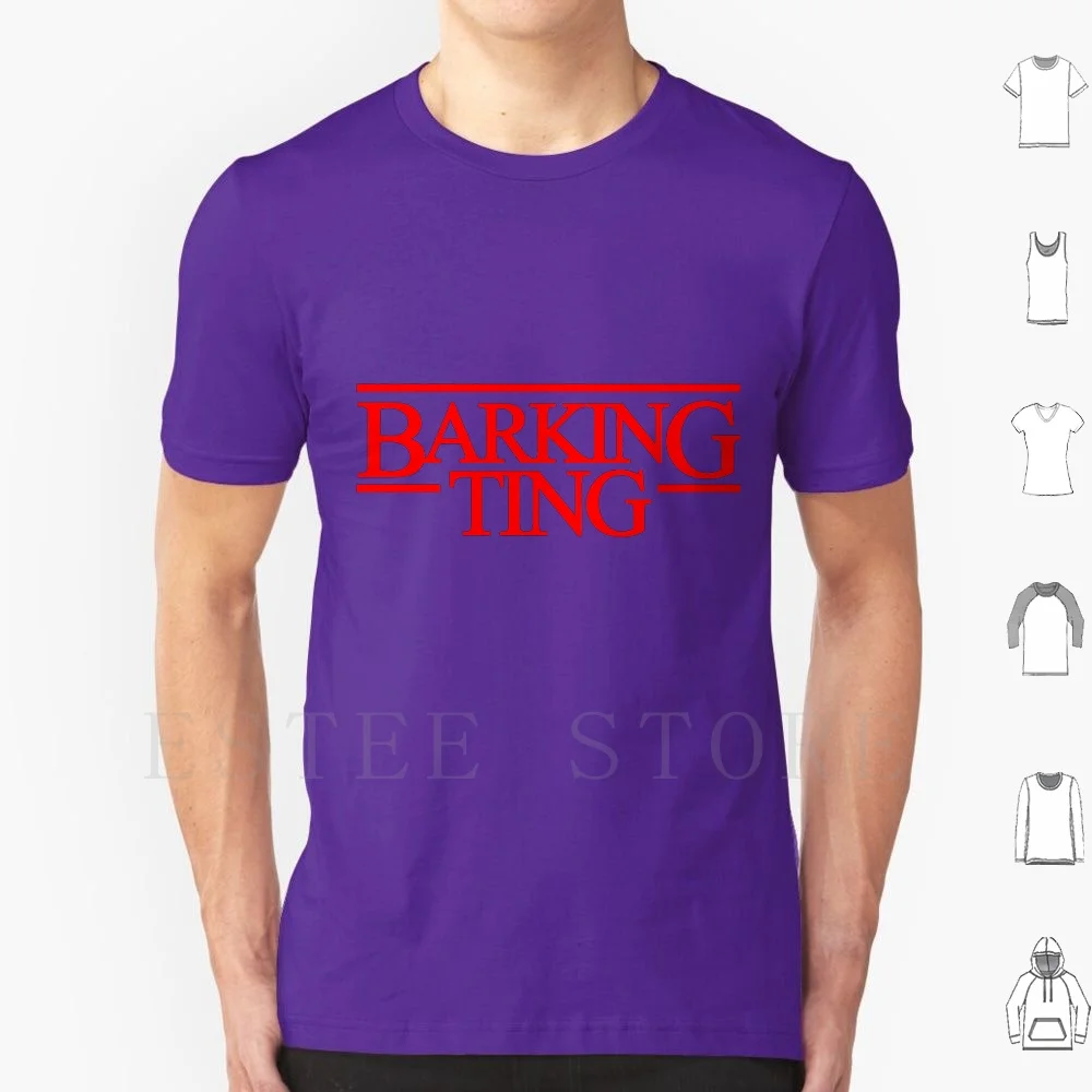 thumbnail image 1 of Camiseta Stranger Ting de Barking, hecha a mano, talla grande, 100 % algodón, cosas de Rams, Barking Ting, retro, Santan Dave, música hip hop del Reino Unido, 7 a. m., 1 of 5