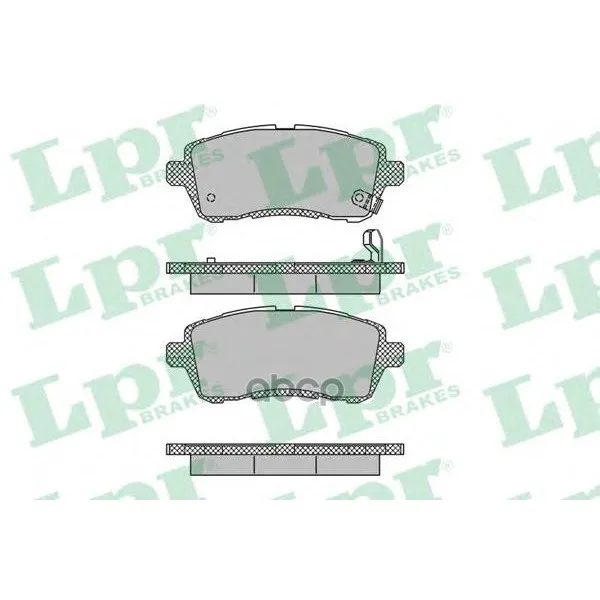 Колодки Тормозные Ford Fiesta 08-/Mazda 2 07- Передние Lpr 05p1464 Lpr арт. 05P1464