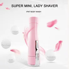 Электрический безболезненный эпилятор для бритья, бритва для лица, триммер для волос, мини для женщин, для удаления тела, бритва BV789