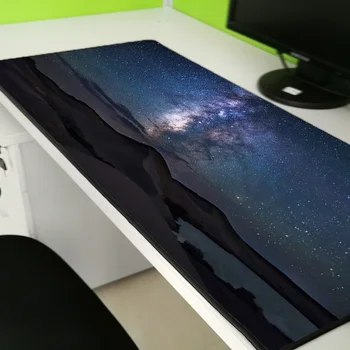 

Yuzuoan Galaxy 90x40cm30x60cm Gaming Mousepad Fashion Large Mouse Pad Natural Rubber Laptop Lock Edge Mouse Mat