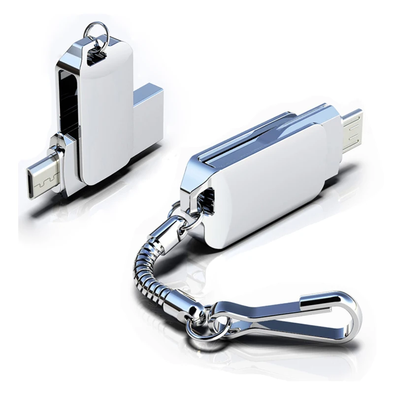 Металлический флеш накопитель 32 ГБ 64 16 128 ГБ|USB флэш-накопители| |