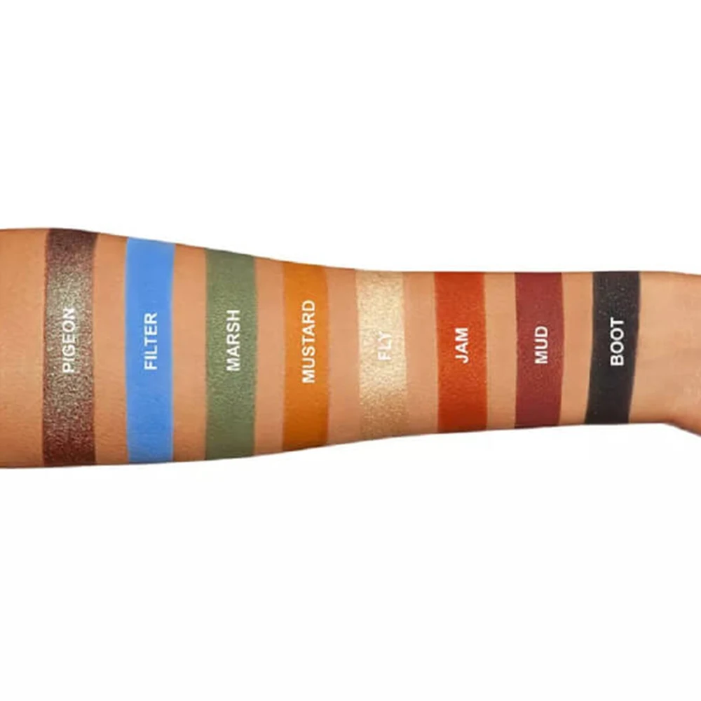 Givenone Neutral Nude 8 Colors Makeup Eye Shadow Shimmer Warm Eyeshadow Palette Pigmented Smoky Silky Kit