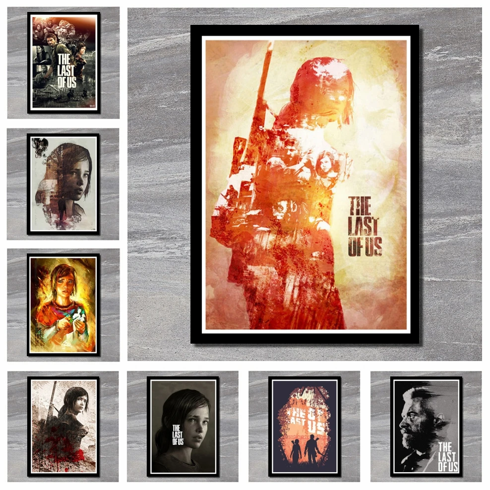 Плакат The Last Of Us Perfect JL постеры и принты из игры ужасов Выживание зомби для